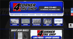 Desktop Screenshot of 4cornertireshop.com